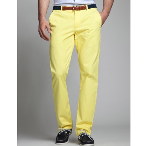 yellow chinos mens